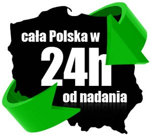 dostawa w ciągu 24 godzin roboczych